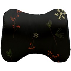 Festive Season Christmas Paper Head Support Cushion by uniart180623