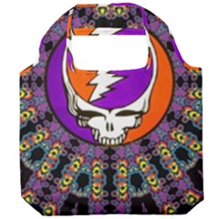 Gratefuldead Grateful Dead Pattern Foldable Grocery Recycle Bag by Sarkoni