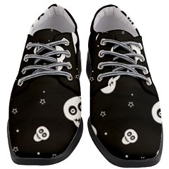Skull Pattern Women Heeled Oxford Shoes by Ket1n9