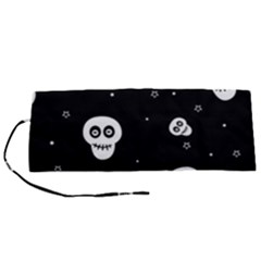 Skull Pattern Roll Up Canvas Pencil Holder (s) by Ket1n9