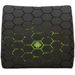 Green Android Honeycomb Gree Seat Cushion by Ket1n9
