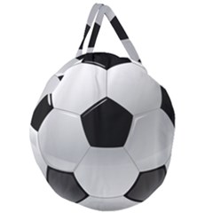 Soccer Ball Giant Round Zipper Tote by Ket1n9
