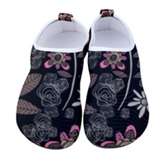 Flower Art Pattern Men s Sock-style Water Shoes by Ket1n9