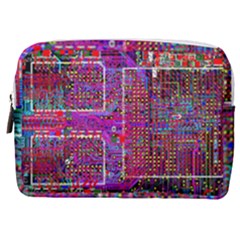 Technology Circuit Board Layout Pattern Make Up Pouch (medium) by Ket1n9