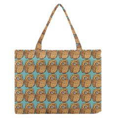 Owl Dreamcatcher Zipper Medium Tote Bag by Grandong