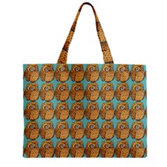 Owl Bird Zipper Mini Tote Bag by Grandong