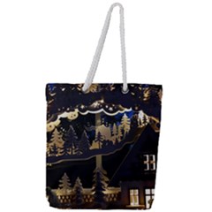 Christmas-advent-candle-arches Full Print Rope Handle Tote (large) by Amaryn4rt