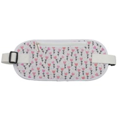 Flowers Pattern Decoration Design Rounded Waist Pouch by Ravend