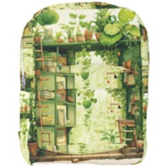 Building Potted Plants Full Print Backpack by Ravend
