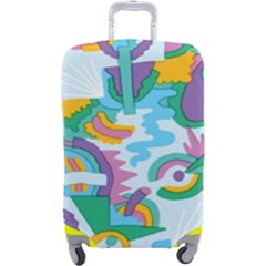 Pattern Hotdog Trap Luggage Cover (large) by Ndabl3x
