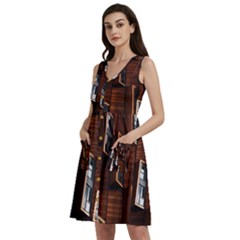 Abstract Architecture Building Business Sleeveless Dress With Pocket by Amaryn4rt