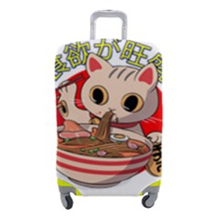 Ramen Cat Noodles Cute Japanes Luggage Cover (small) by Modalart