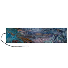 Abstract Delta Roll Up Canvas Pencil Holder (l) by kaleidomarblingart