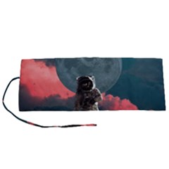 Astronaut Moon Space Nasa Planet Roll Up Canvas Pencil Holder (s) by Maspions