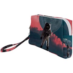 Astronaut Moon Space Nasa Planet Wristlet Pouch Bag (small) by Maspions