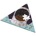 Astronaut Space Astronomy Universe Wooden Puzzle Triangle View2