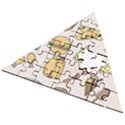 Dinner Meal Food Snack Fast Food Wooden Puzzle Triangle View2