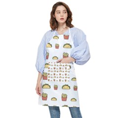 Fries Taco Pattern Fast Food Pocket Apron by Apen