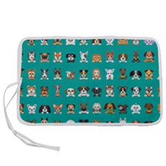 Different Type Vector Cartoon Dog Faces Pen Storage Case (s) by Bedest