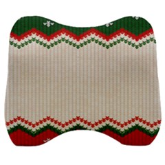 Merry Christmas Happy New Year Velour Head Support Cushion by artworkshop