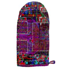 Technology Circuit Board Layout Pattern Microwave Oven Glove by Ket1n9