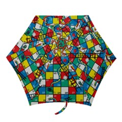 Snakes And Ladders Mini Folding Umbrellas by Ket1n9