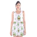 Cute Seamless Pattern With Avocado Lovers Scoop Neck Skater Dress View1