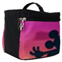 Mickey And Minnie, Mouse, Disney, Cartoon, Love Make Up Travel Bag (Small) View1