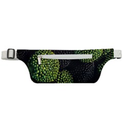 Berry,note, Green, Raspberries Active Waist Bag by nateshop