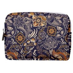 Paisley Texture, Floral Ornament Texture Make Up Pouch (medium) by nateshop