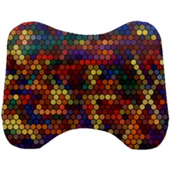Hexagon Honeycomb Pattern Head Support Cushion by Grandong