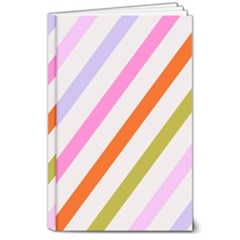 Lines Geometric Background 8  X 10  Hardcover Notebook by Maspions