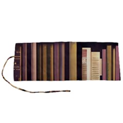 Books Bookshelves Office Fantasy Background Artwork Book Cover Apothecary Book Nook Literature Libra Roll Up Canvas Pencil Holder (s) by Posterlux