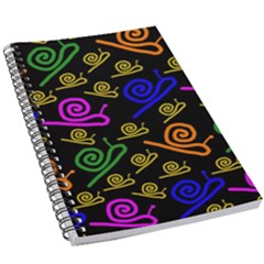 Pattern Repetition Snail Blue 5 5  X 8 5  Notebook by Maspions