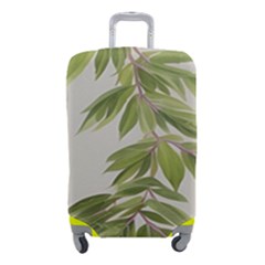 Watercolor Leaves Branch Nature Plant Growing Still Life Botanical Study Luggage Cover (small) by Posterlux