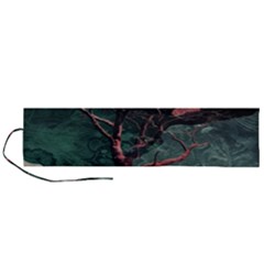 Night Sky Nature Tree Night Landscape Forest Galaxy Fantasy Dark Sky Planet Roll Up Canvas Pencil Holder (l) by Posterlux