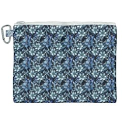 Blue Roses 1 Blue Roses 2 Canvas Cosmetic Bag (xxl) by DinkovaArt