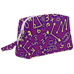 Background Doodles Math Wristlet Pouch Bag (large) by Bedest