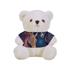 Schwarz Pferde Muster Full Print Tee For Cuddly Teddy Bear by 2607694c