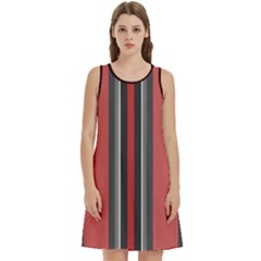 Streifen Round Neck Sleeve Casual Dress With Pockets by 2607694c