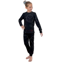 Math Board Circuit Circuits Computer Shield Tech Technology Kids  Long Sleeve Set  by Loisa77