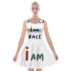 America  I Am Race Velvet Skater Dress by RiverRootz
