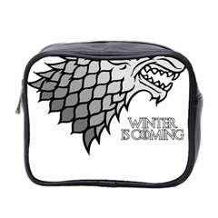 Winter Is Coming ( Stark ) 2 Mini Travel Toiletry Bag (two Sides) by Lab80