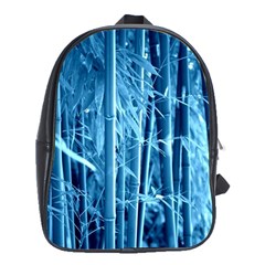 Blue Bamboo School Bag (xl) by Siebenhuehner