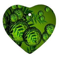 Magic Balls Heart Ornament (two Sides) by Siebenhuehner