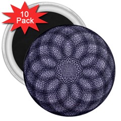 Spirograph 3  Button Magnet (10 Pack) by Siebenhuehner