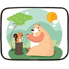 Tea Time Mini Fleece Blanket (two Sided) by Contest1771913