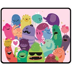 Happy Monsters Fleece Blanket (medium) by Contest1771913
