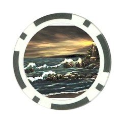  bridget s Lighthouse   By Ave Hurley Of Artrevu   Poker Chip Card Guard (10 Pack) by ArtRave2