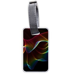 Imagine, Through The Abstract Rainbow Veil Luggage Tag (one Side) by DianeClancy